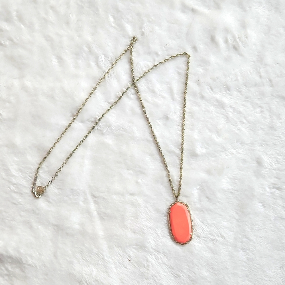 Kendra Scott Rae Necklace in Coral